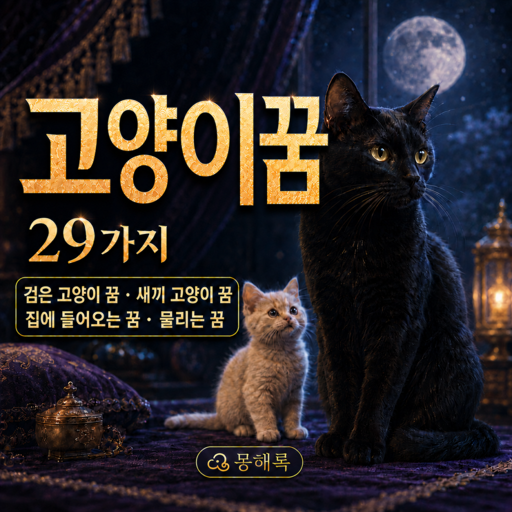 고양이꿈 해몽 썸네일