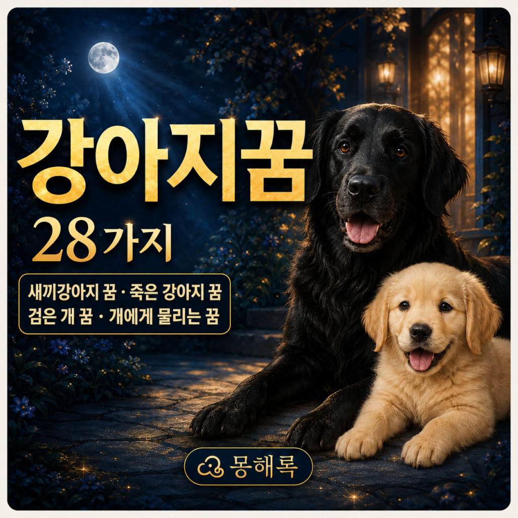 강아지 꿈해몽 썸네일