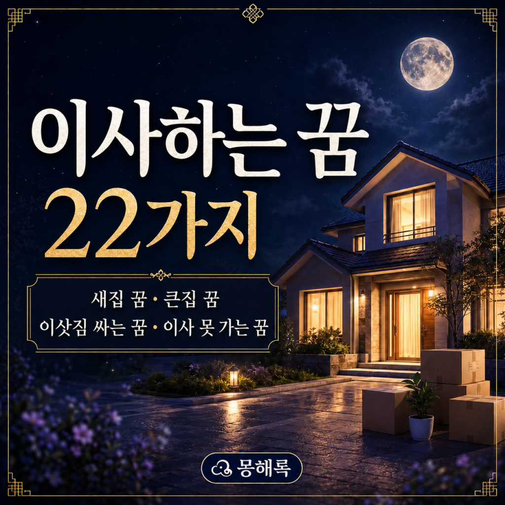이사하는 꿈 해몽 썸네일