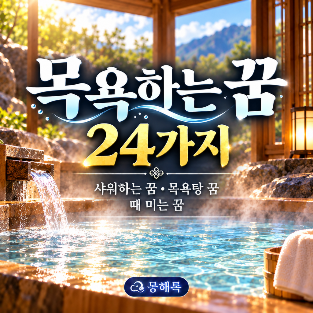 목욕하는 꿈 해몽 썸네일