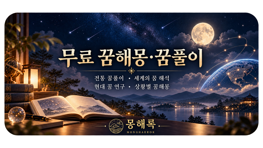 몽해록 무료 꿈해몽 사이트 소개 이미지