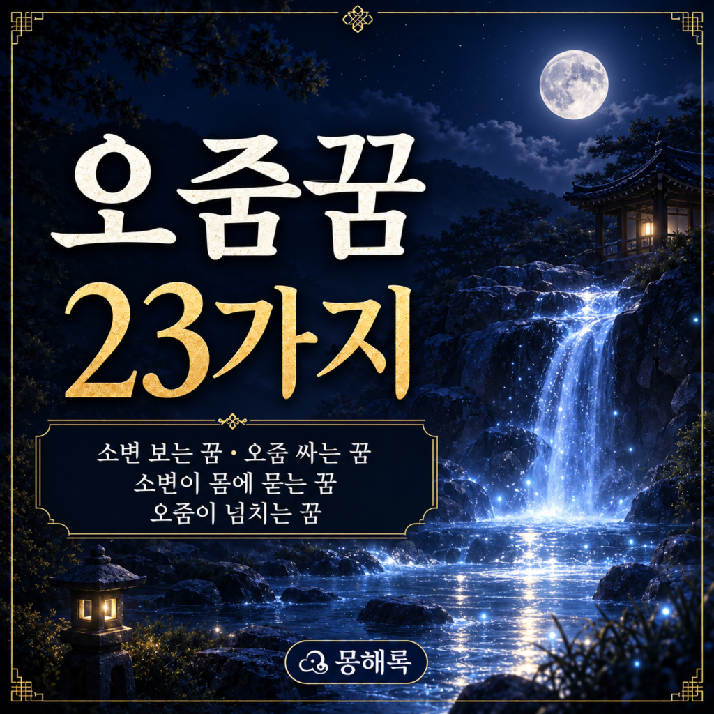 오줌꿈 해몽 썸네일