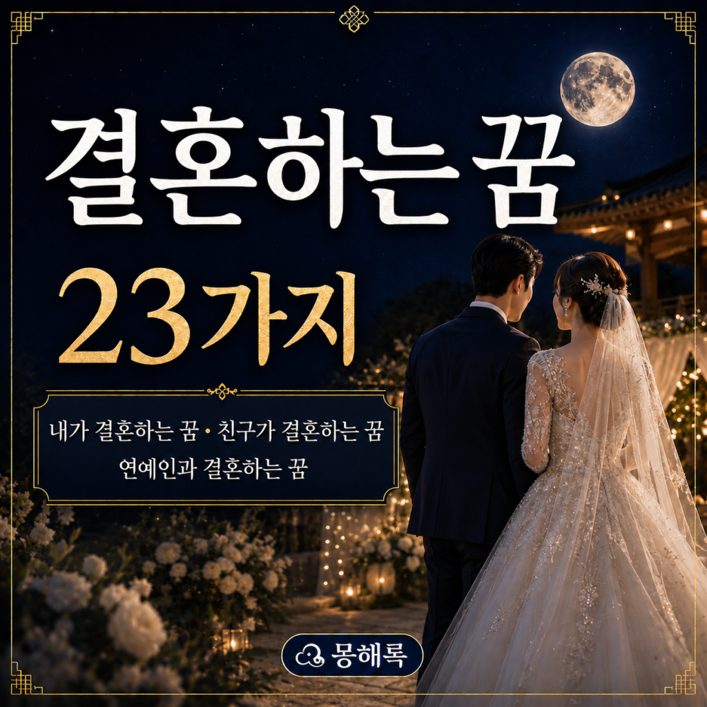 결혼하는 꿈 해몽 썸네일