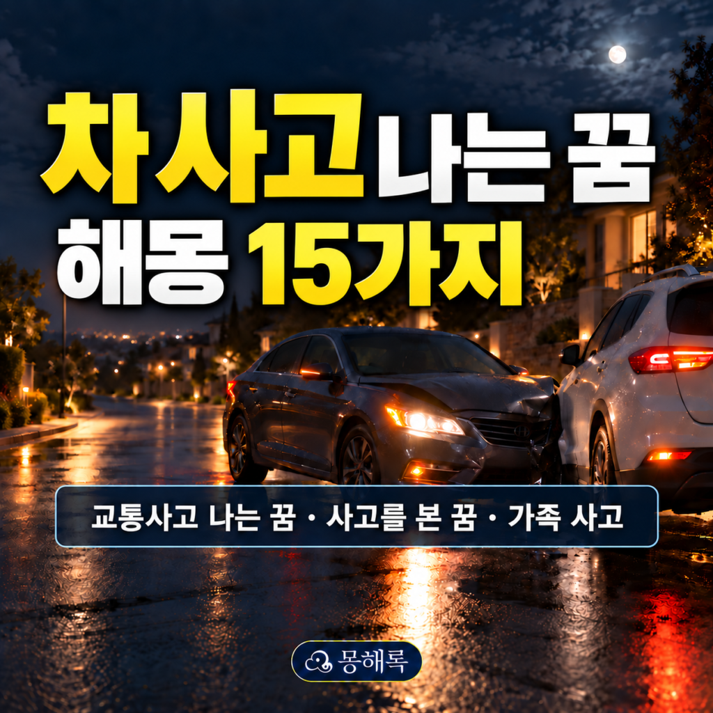 차 사고 나는 꿈 해몽 썸네일