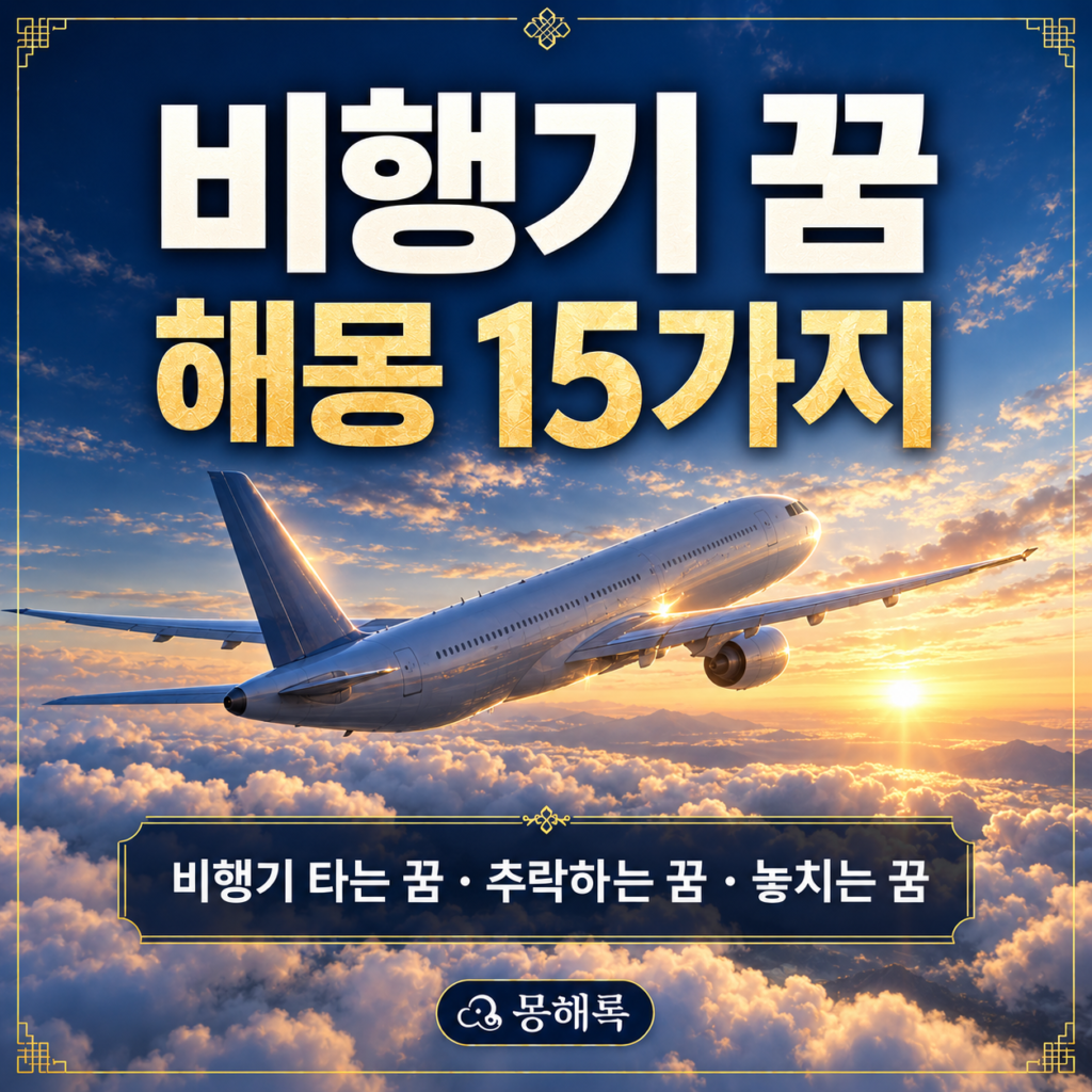 비행기 꿈 해몽 썸네일