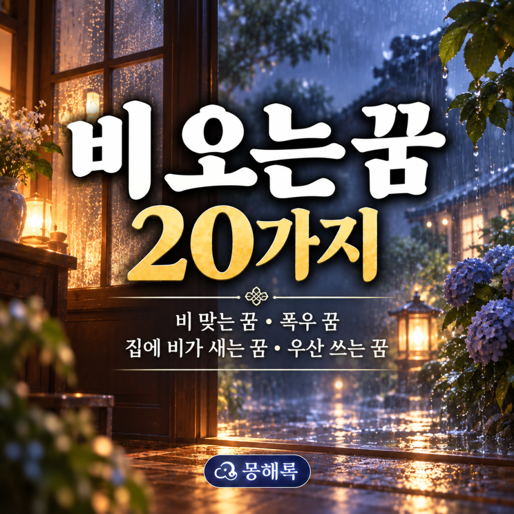 비 오는 꿈 해몽 썸네일